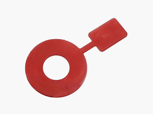 Aluminum buffer cartridge with safety flag - revolver drum