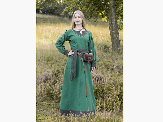Viking dress Jona, green
