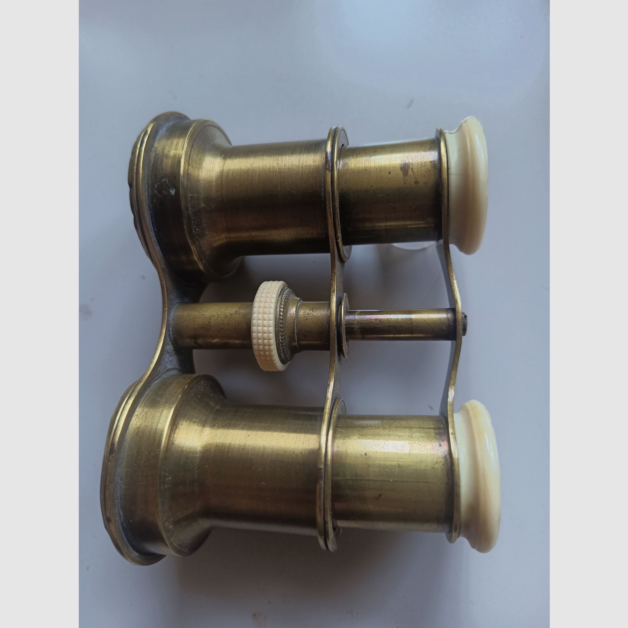 Fernglas Messing Antik Bein Okular Opernglas