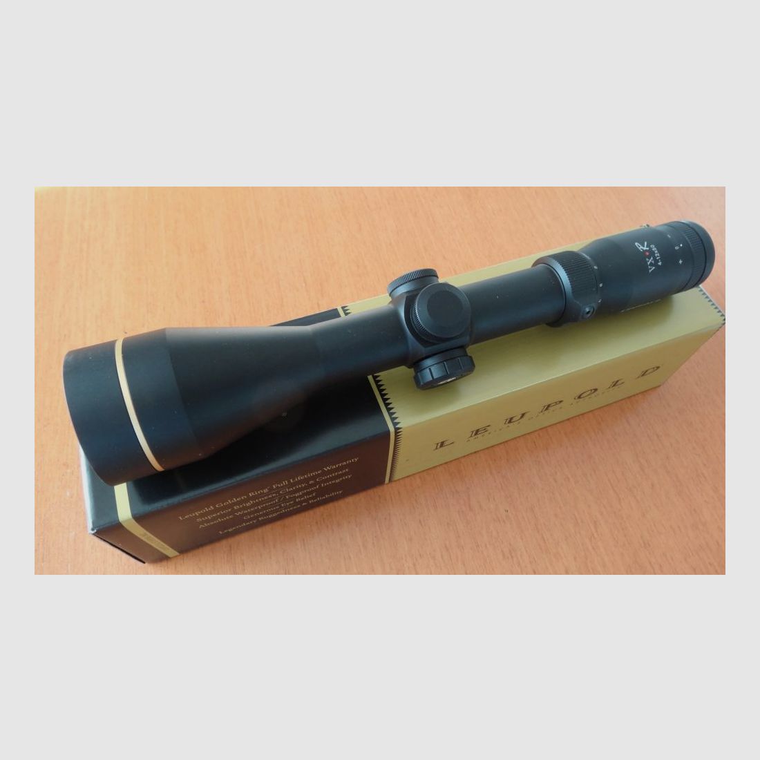 Leupold richtkijker: Leupold 4-12x50VX-R, verlicht.