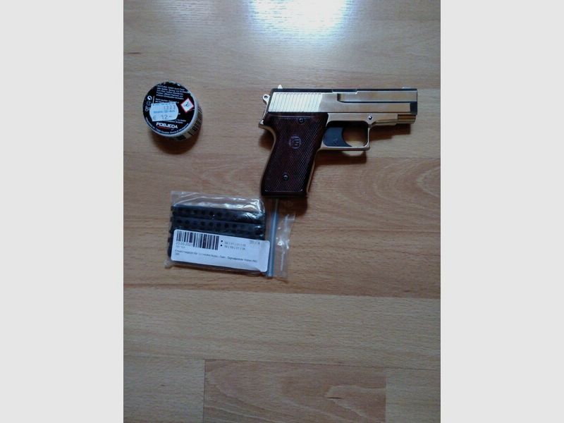 Gas- und Signalpistole Röhm RG300 vernickelt Kal. 6mm Platz