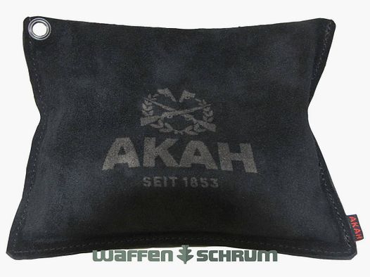 Supporto per fucile AKAH in pelle scamosciata 24x20cm, riempito con granuli