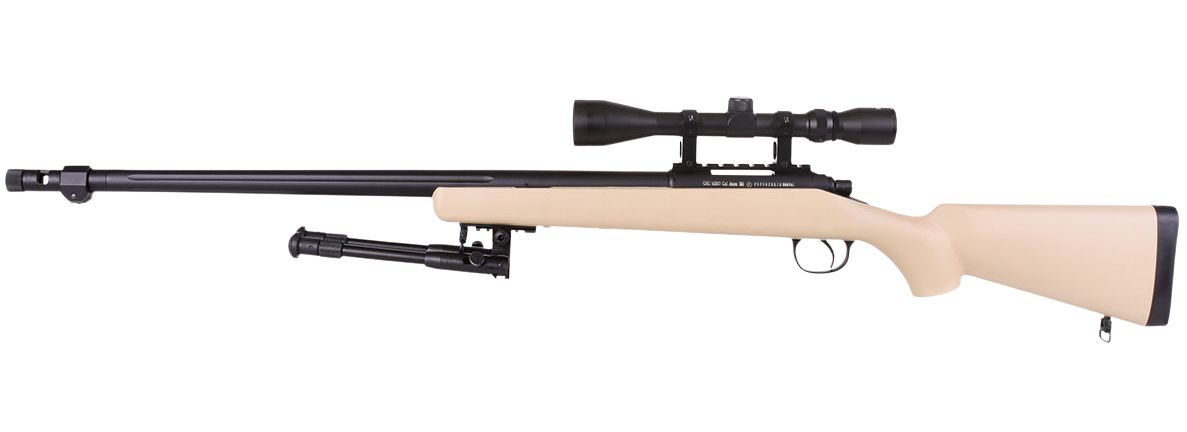 GSG MB07 Sniper - Airsoft Federdruck (weiß)