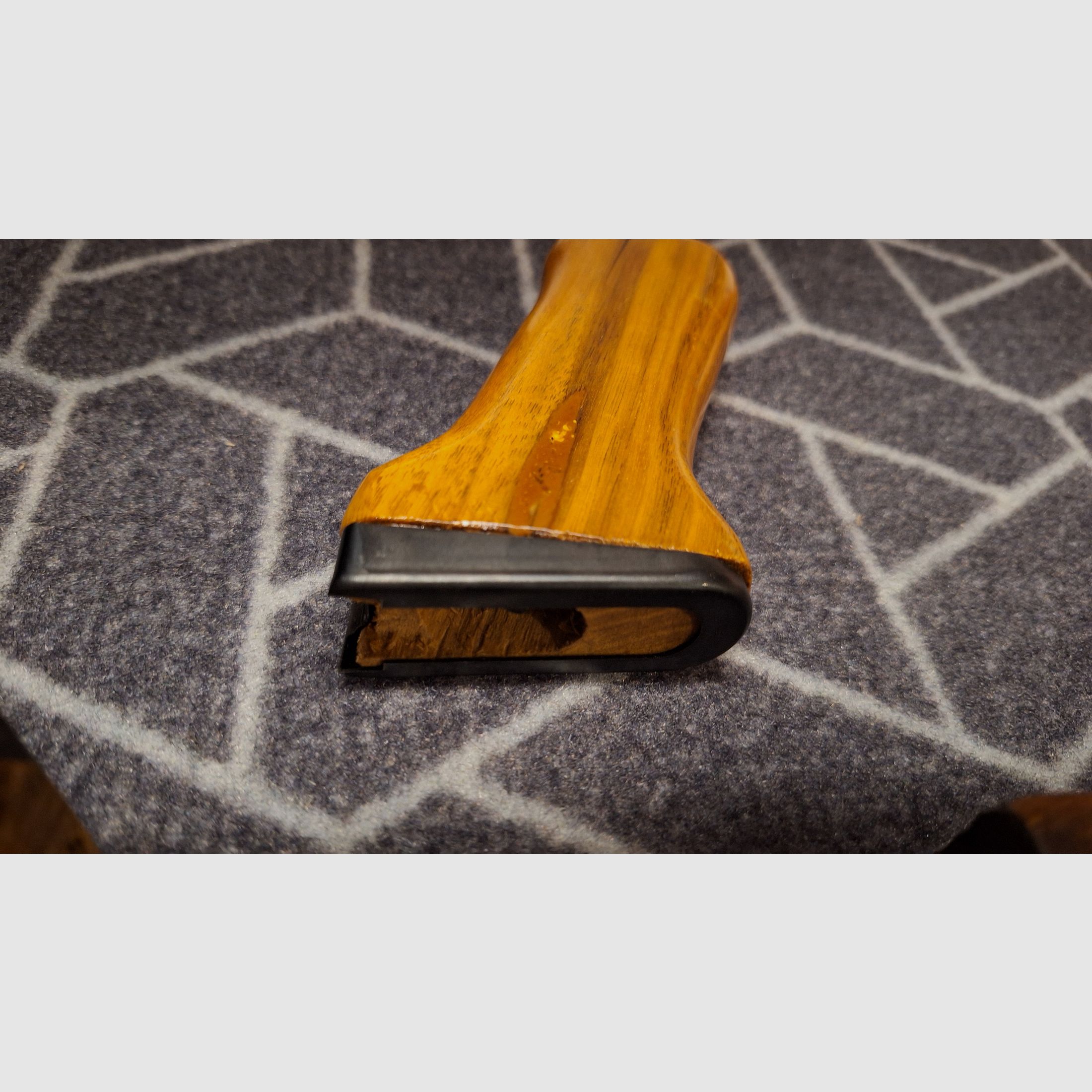AK47 wooden stock set complete!