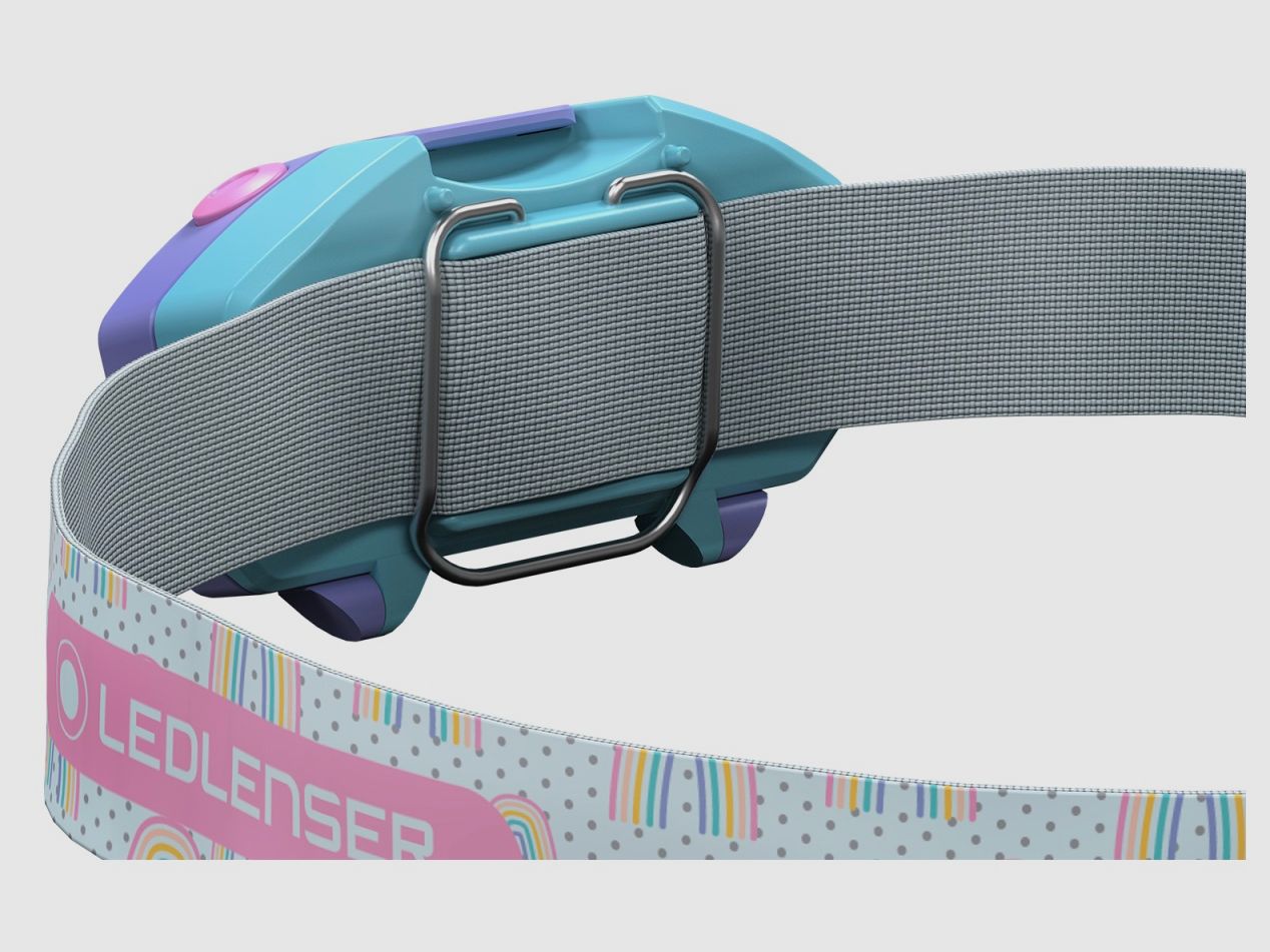 Ledlenser 502538 Lampe frontale pour enfants KIDLED2 violet 40 Lumens