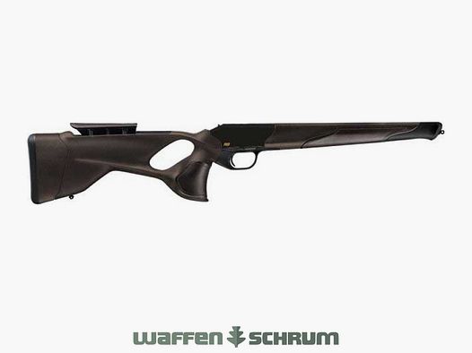 Blaser System R8 Ultimate Silence Leder / Schwarzbraun / Echtleder Cocoa / verstellbarer Schaftrücken