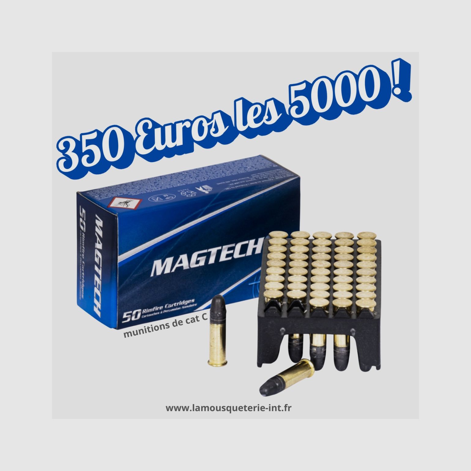 MUNITION MAGTECH 22 LR X5000