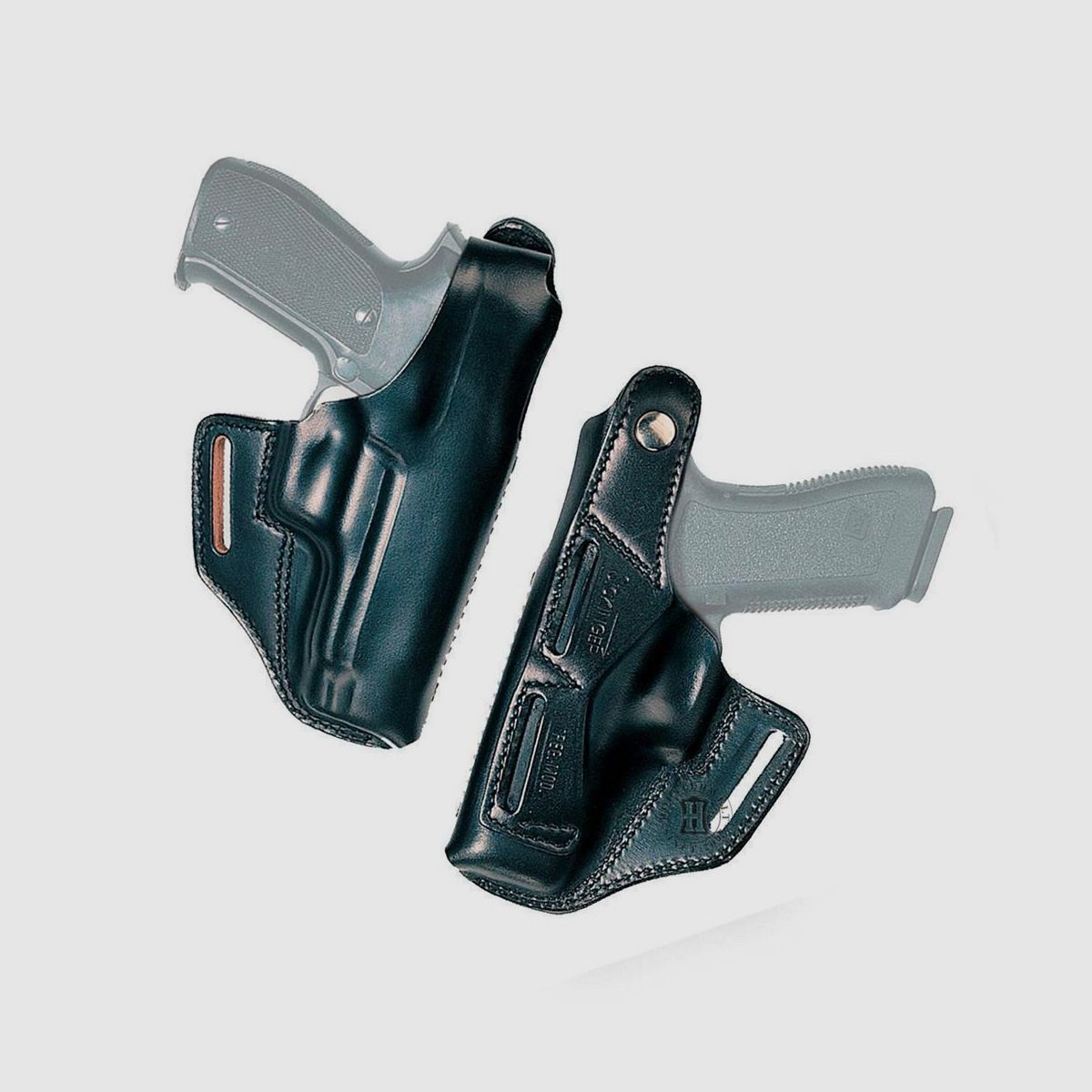 Gürtelholster BELT MASTER Walther Q5-Linkshänder-Braun