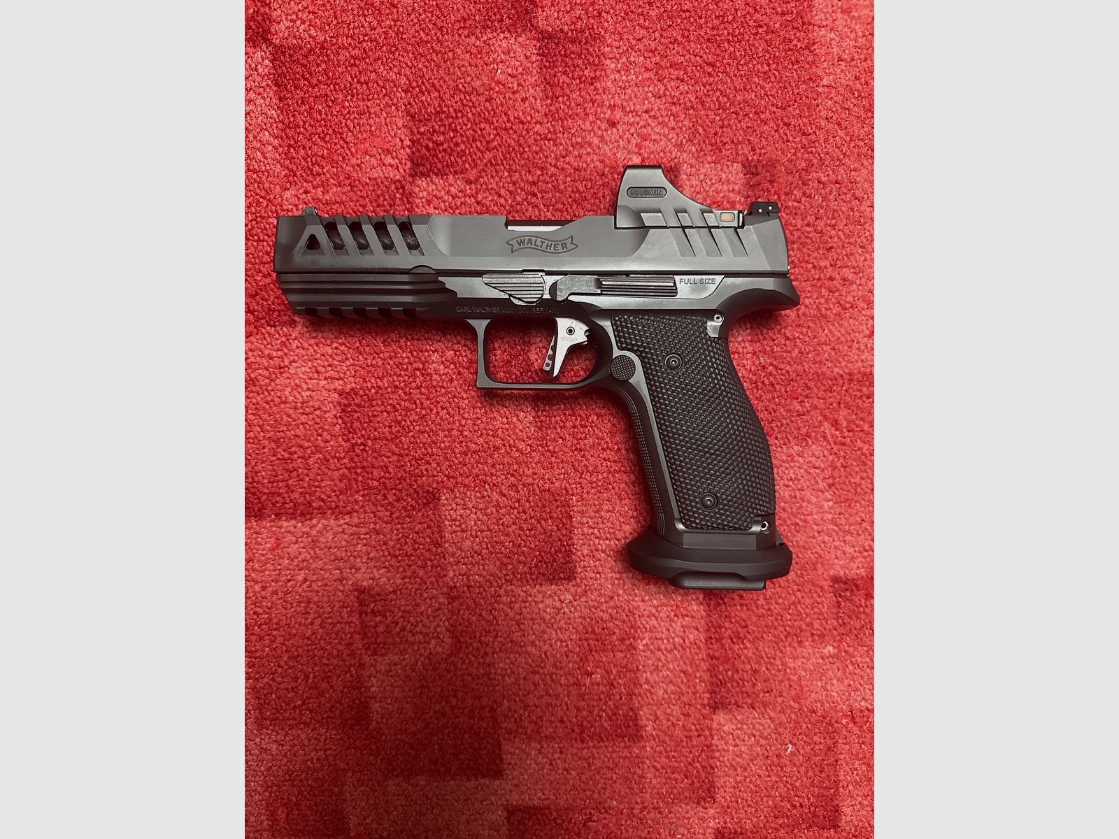 Walther PDP Match Full Size Stahlrahmen mit Reddot