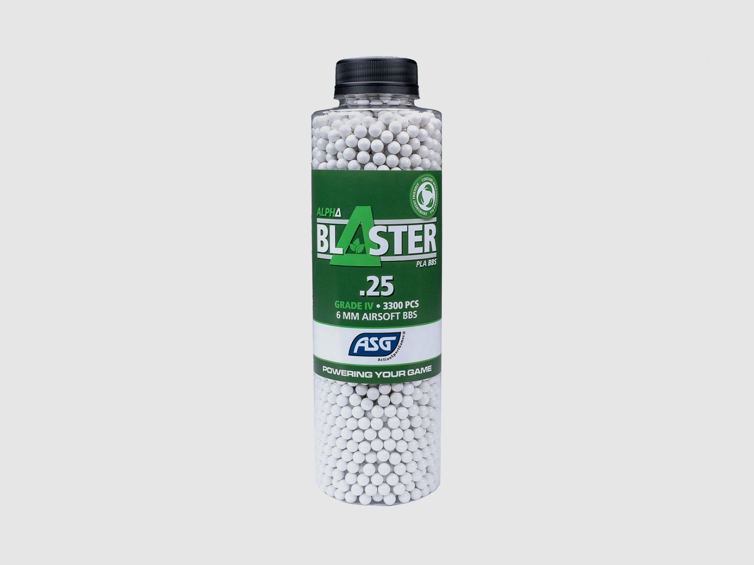 Alpha Blaster PLA 6mm BBs Bianchi 0,25 g 3.300 pezzi