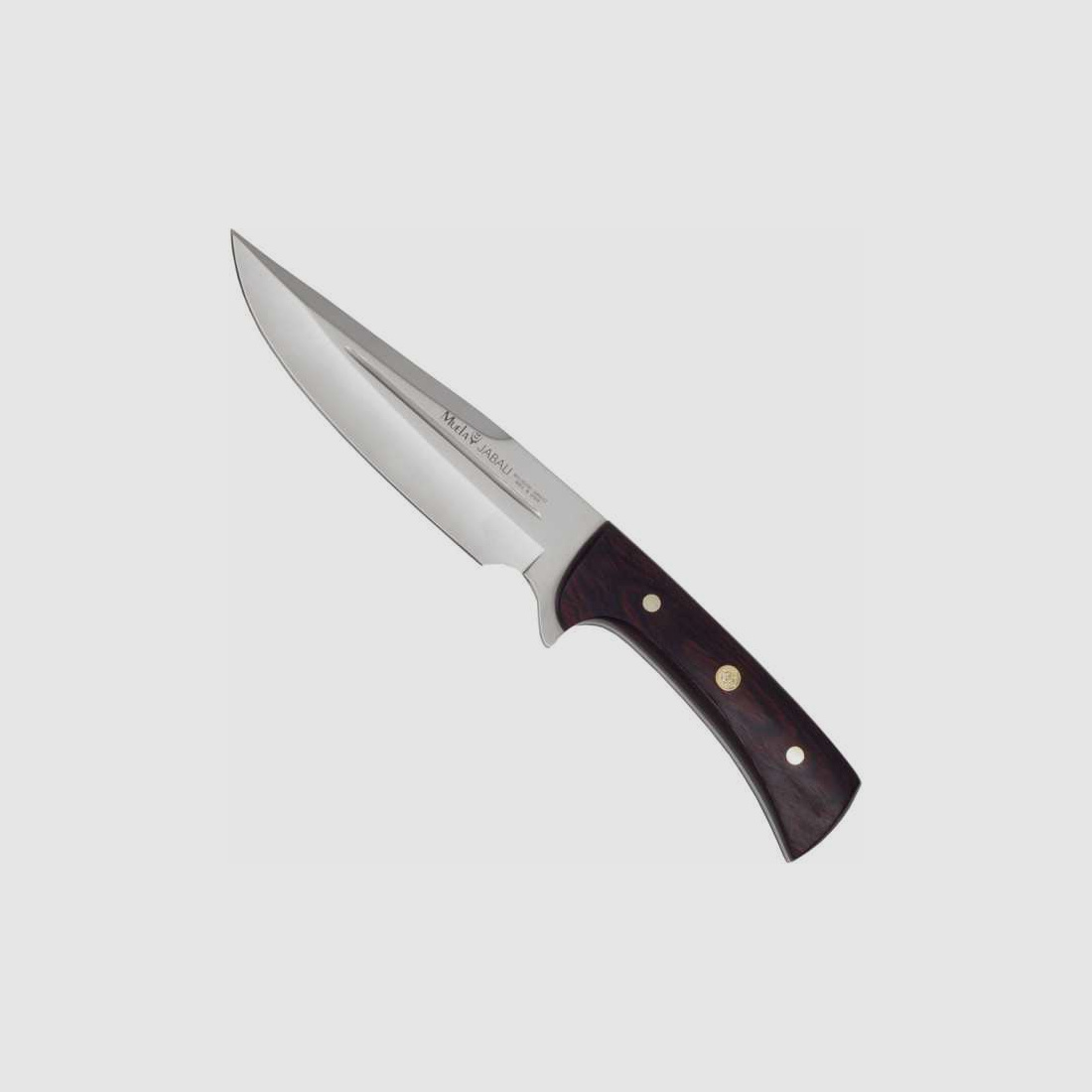 Muela Jabali 17 Premium Bowie Messer Pakkaholz Lederscheide