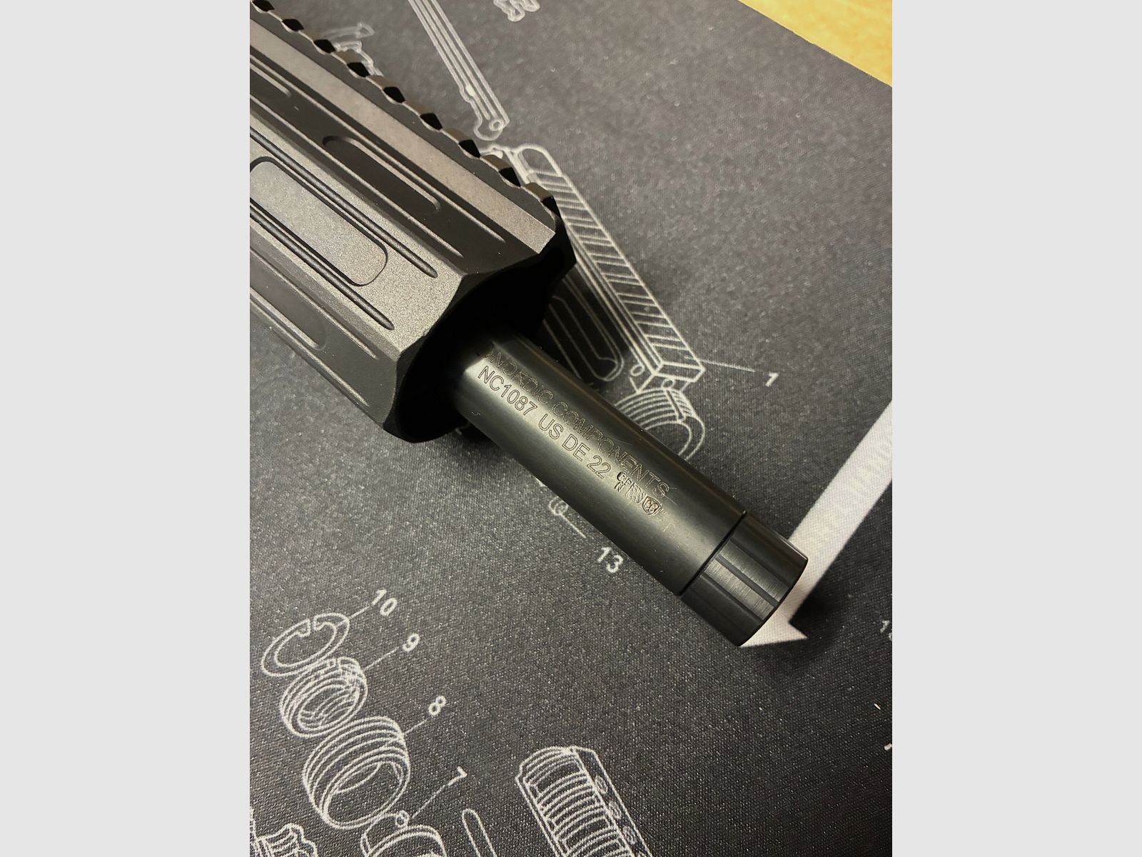 Nordic Components AR-15 .22 lfb conversion system – only 700 shots, excellent condition