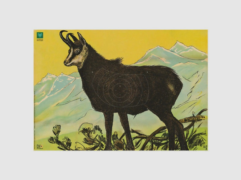 DJV-Scheibe Nr.4 Gamsbock