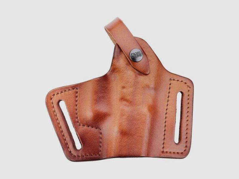 Front Line Holster Pancake Leder Half Size Glock 26/27/33
