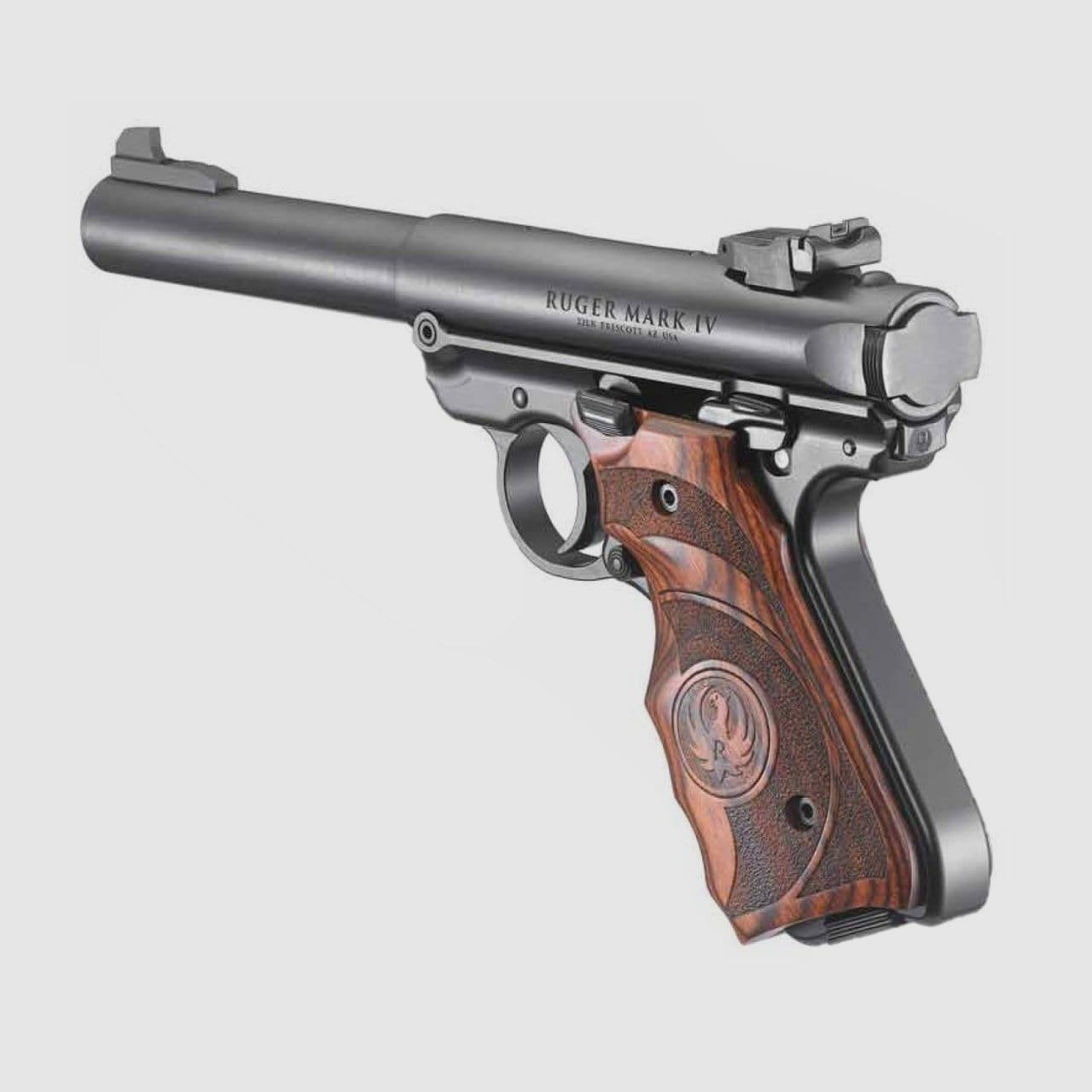 Ruger Mark IV Target 5.5" Wooden Grip