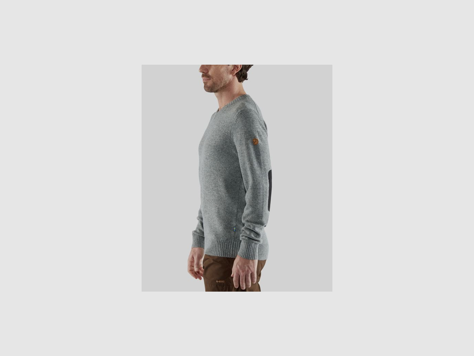 FJÄLLRÄVEN Pullover Övik V Sweater Dark Olive