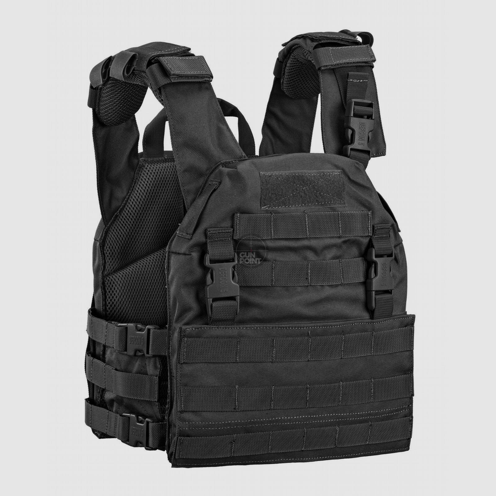 DEFCON 5 THUNDER VEST CARRIER 900D POLY BLACK