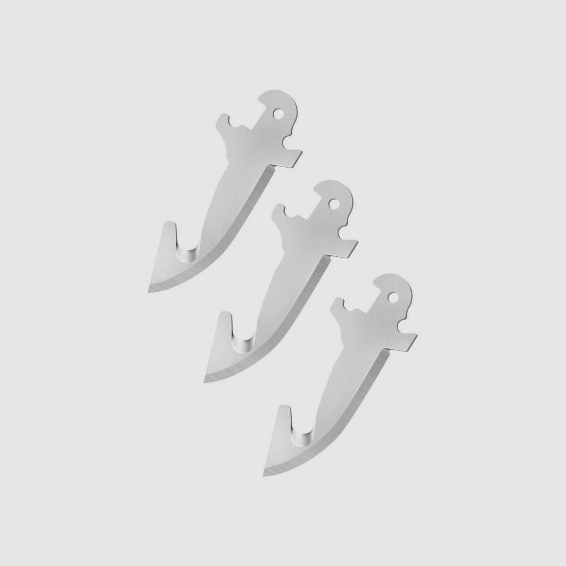 Cold Steel Click-N-Cut Ersatzklingen, Gut-Hook-Klingen, 3er Pack