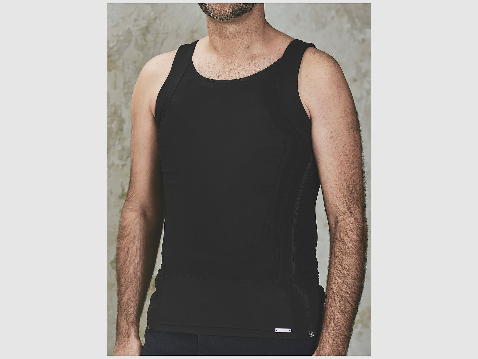 ARMOR T-SHIRT FÜR HERREN – Level IIIA – Gr. XL Schwarz, Bild 4 von 5