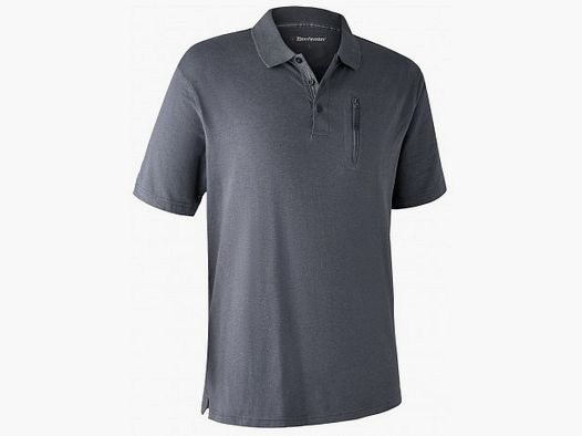 Deerhunter Larch Polo Shirt Iron Melange