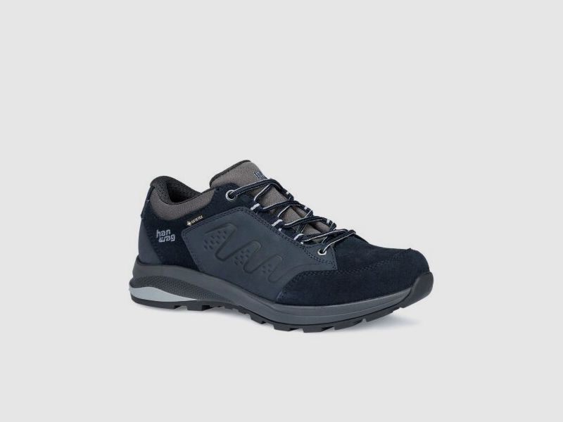 Han Wag Damen Schuh Torsby Low SF Extra GTX Navy/Asphalt UK 7 - EU 40,5