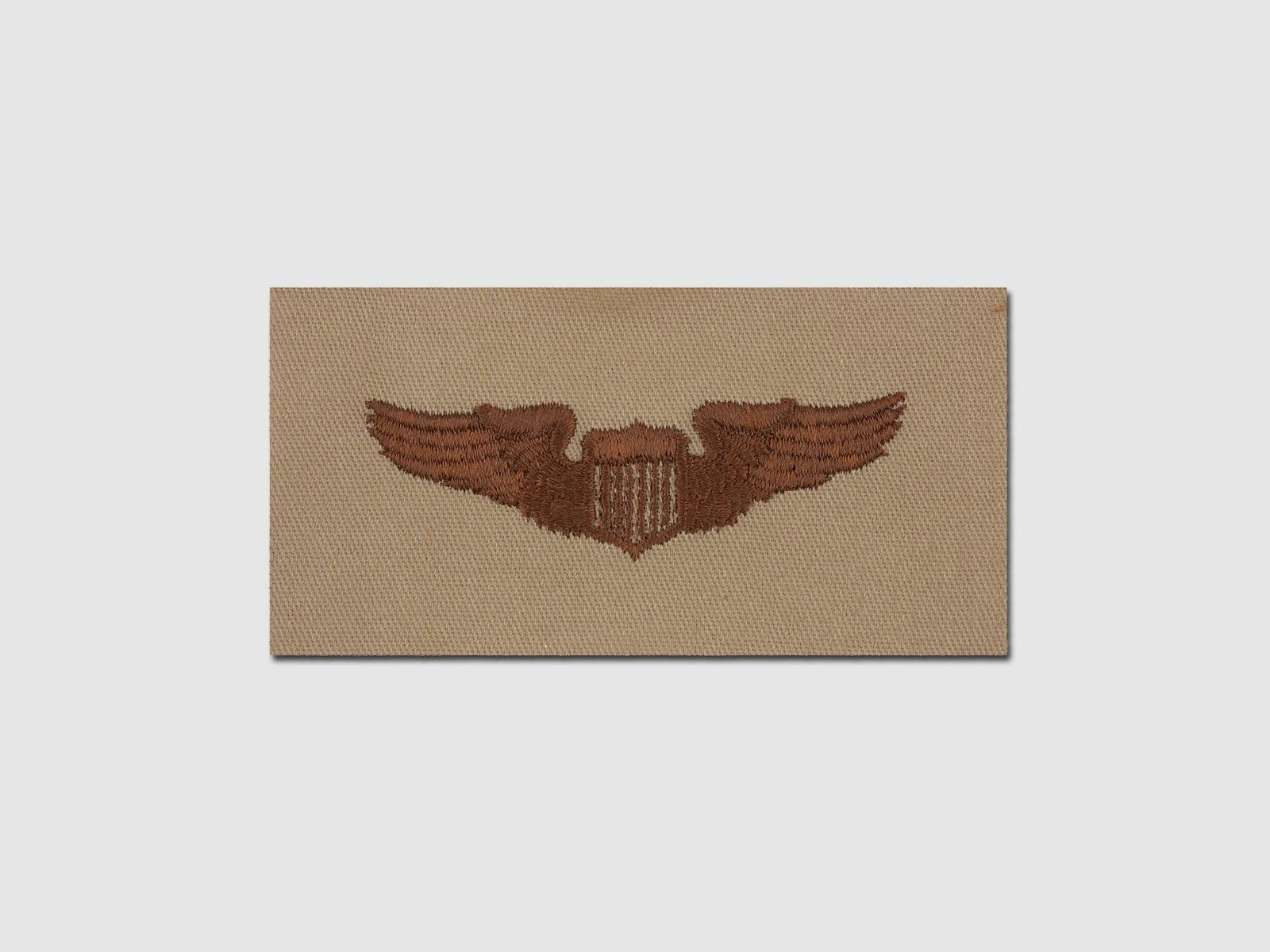 Unbekannt Abzeichen US Pilot Textil desert