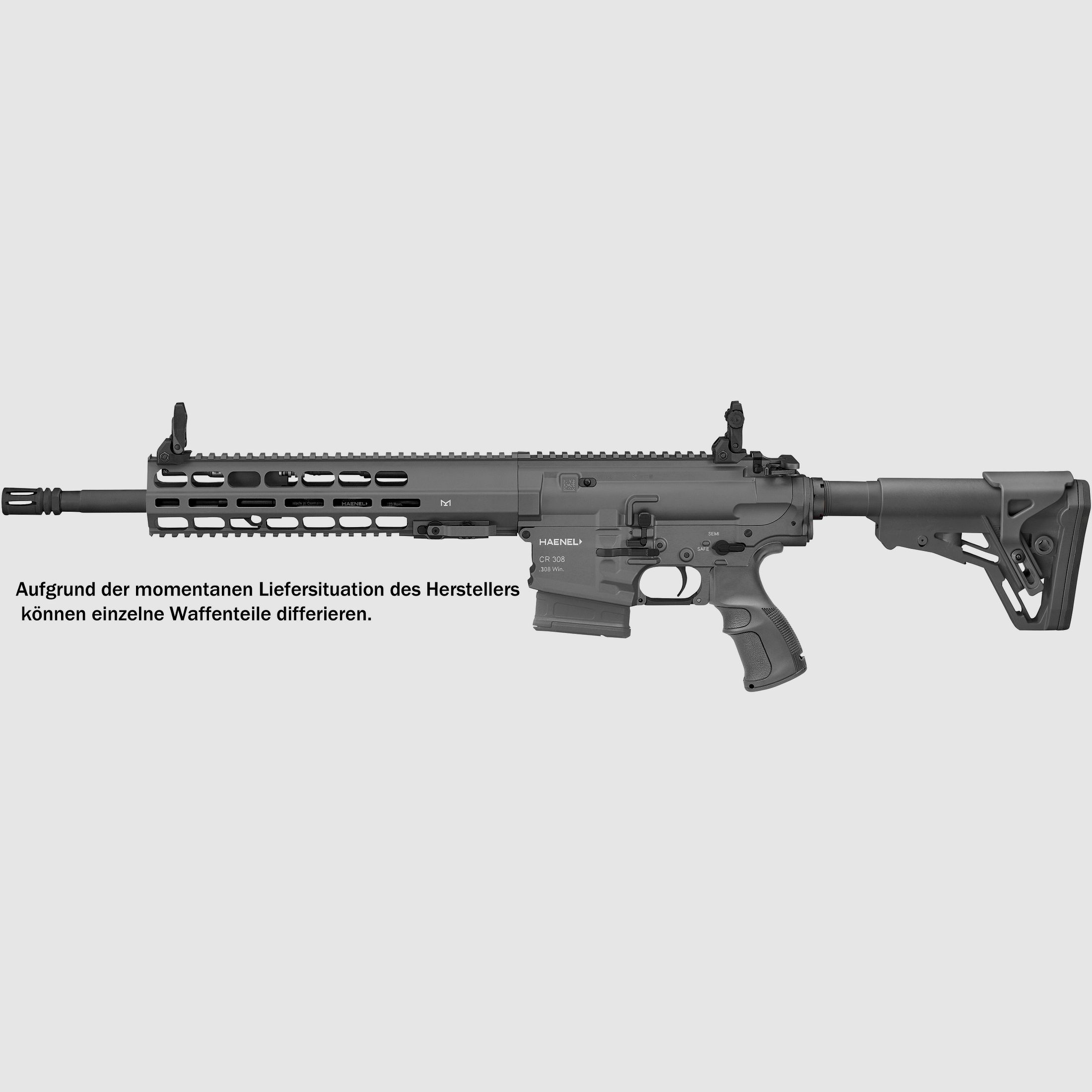 Haenel CR 308 M-LOK handguard 16.65", direct trigger 2835N, caliber .308 Win.
