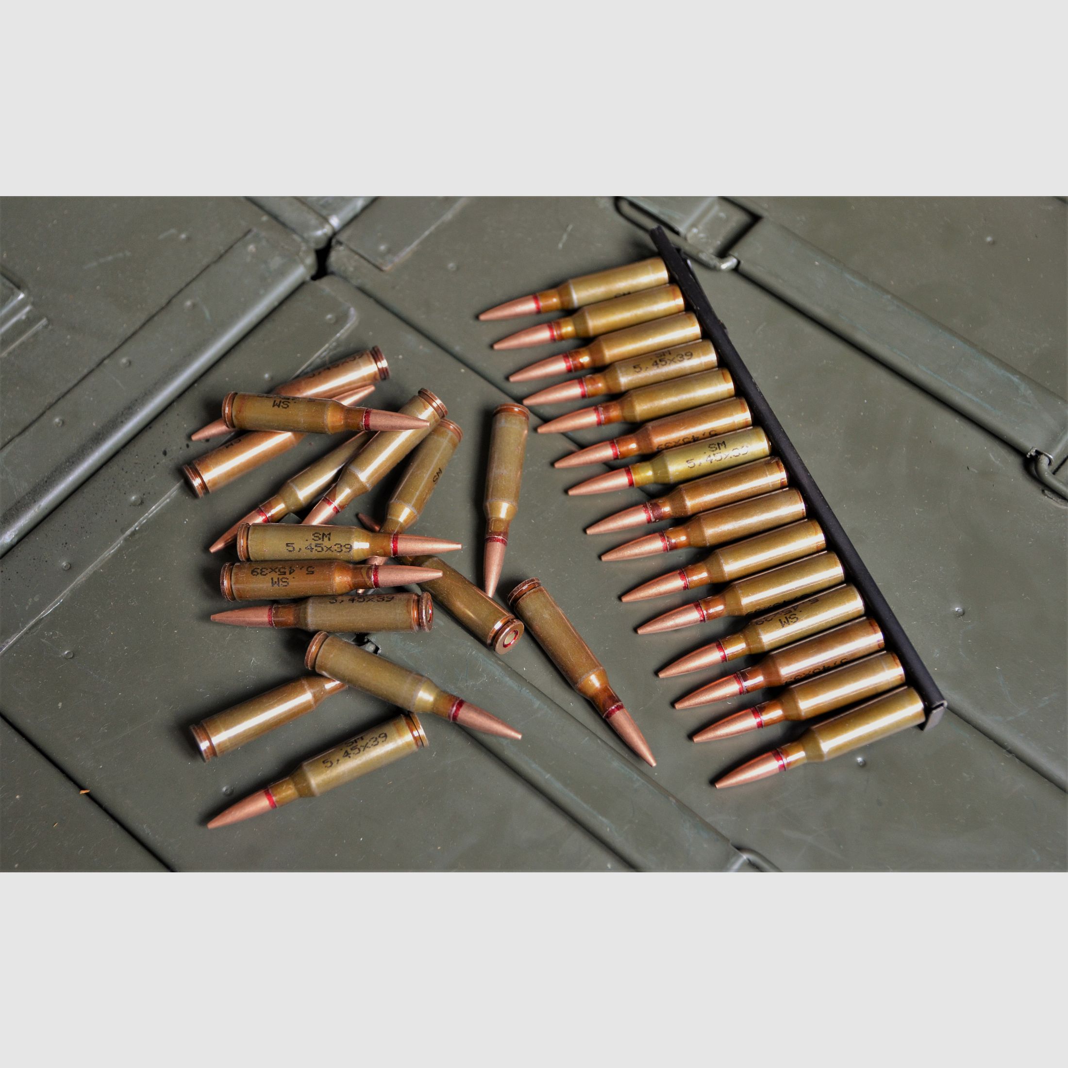 5.45 x 39 M74 Surplus UdSSR 3.45 g FMJ – 100 colpi di cartucce per fucile
