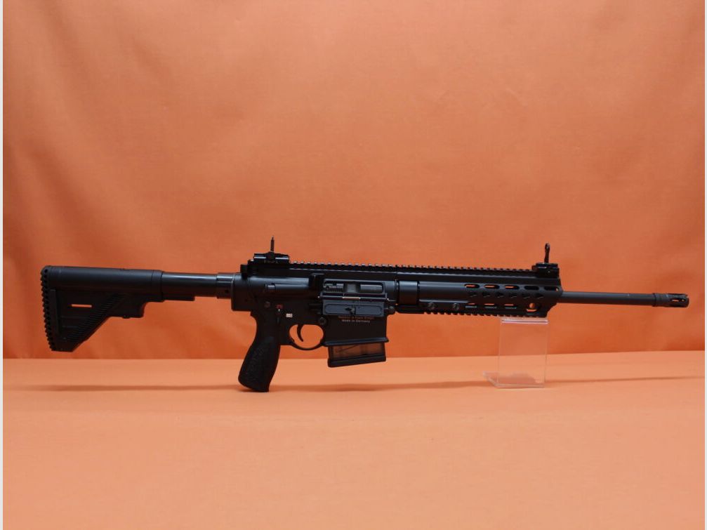 Heckler&Koch Ha.Büchse .308Win Heckler&Koch/H&K MR308 A3 16,5" Lauf Schwarz HKey, Gas-Piston-System HK417/G28