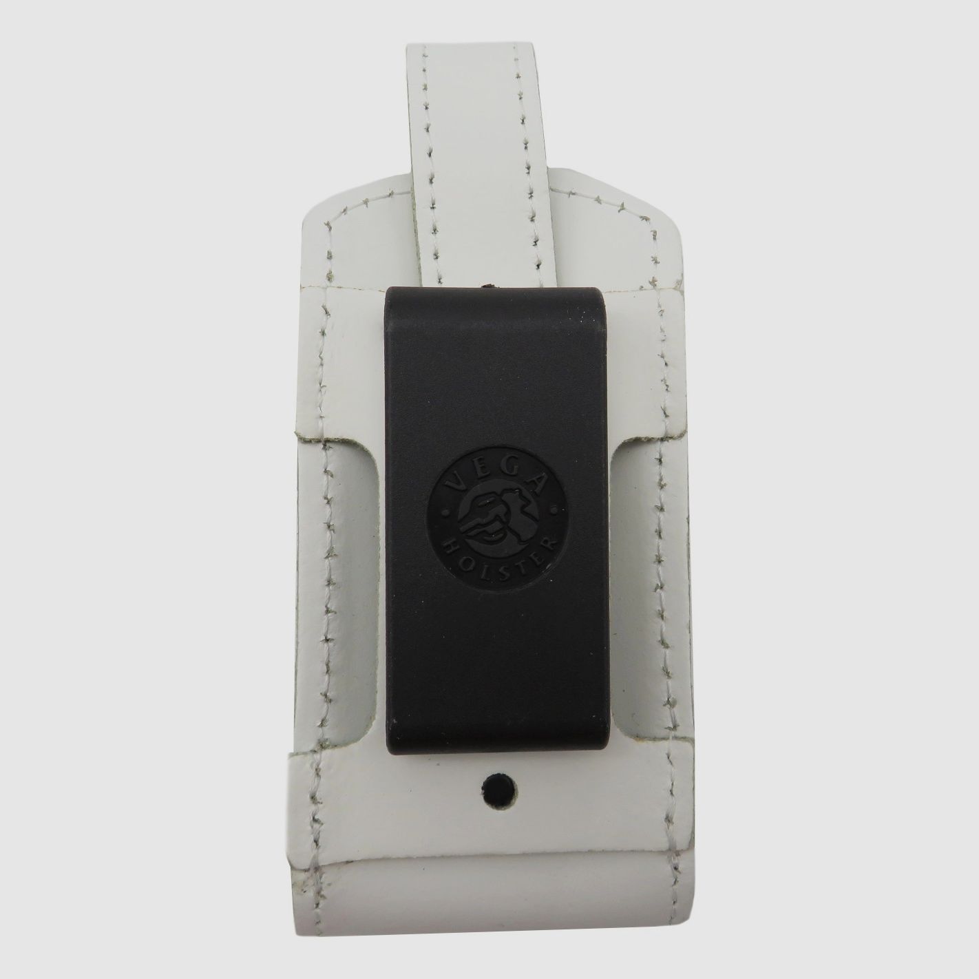 Vega leren telefoonhouder 6R33 wit, afbeelding 2 van 3