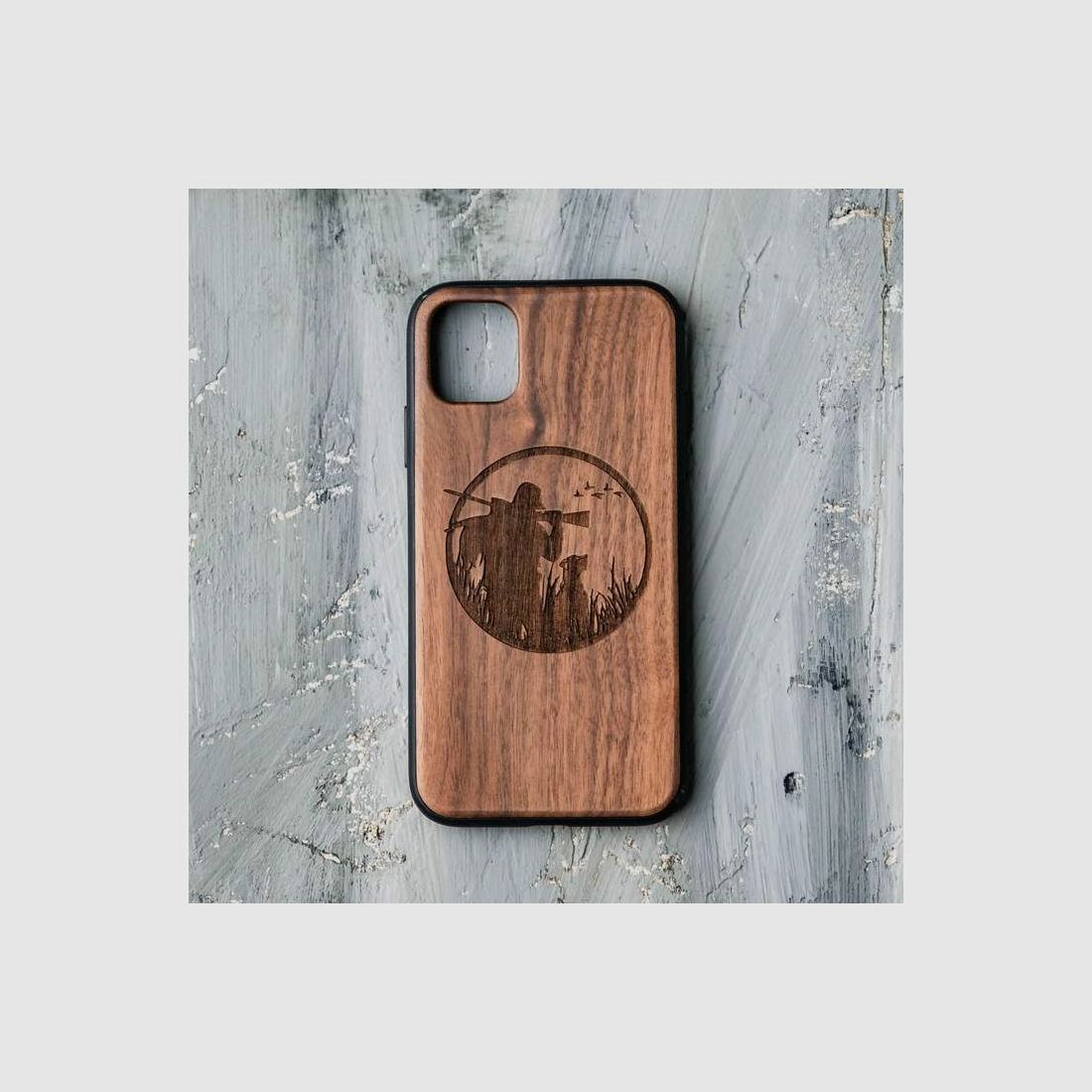 Holzwelt Cases Handyhülle North Dakota