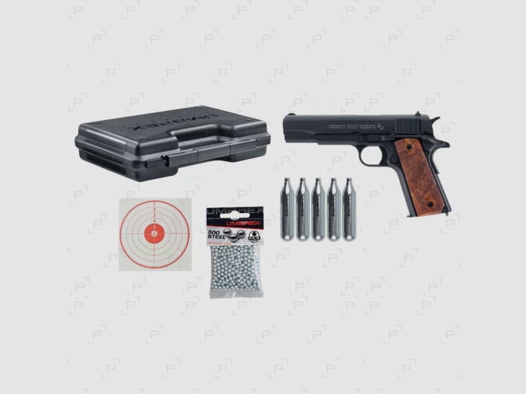 CO2 Pistoolpakket COLT 1911 CLASSIC Kaliber 4,50 mm BB's