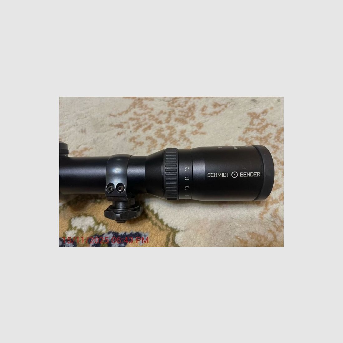 Schmidt Bender Klassik 3-12x42 riflescope
