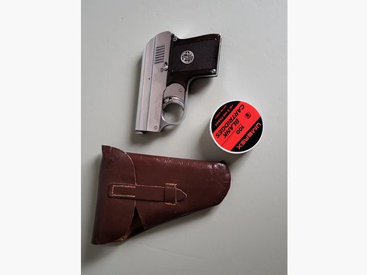 Seltene Alte Gaspistole - ORIGINAL EM-GE Gerstenberger & C0 Modell . 6 Patent - 1950er Jahre