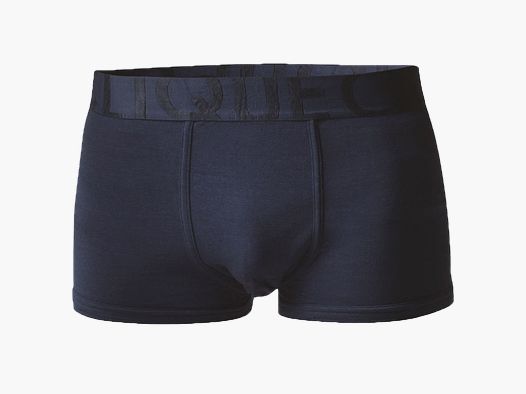 Bambus Boxershorts Kurzes Bein Navy - S