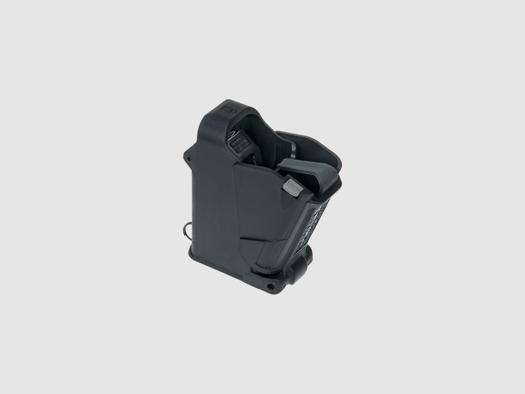 CARICATORE UNIVERSALE MAGLULA UPLULA DA 9MM A 45ACP - NERO, immagine 1 di 5