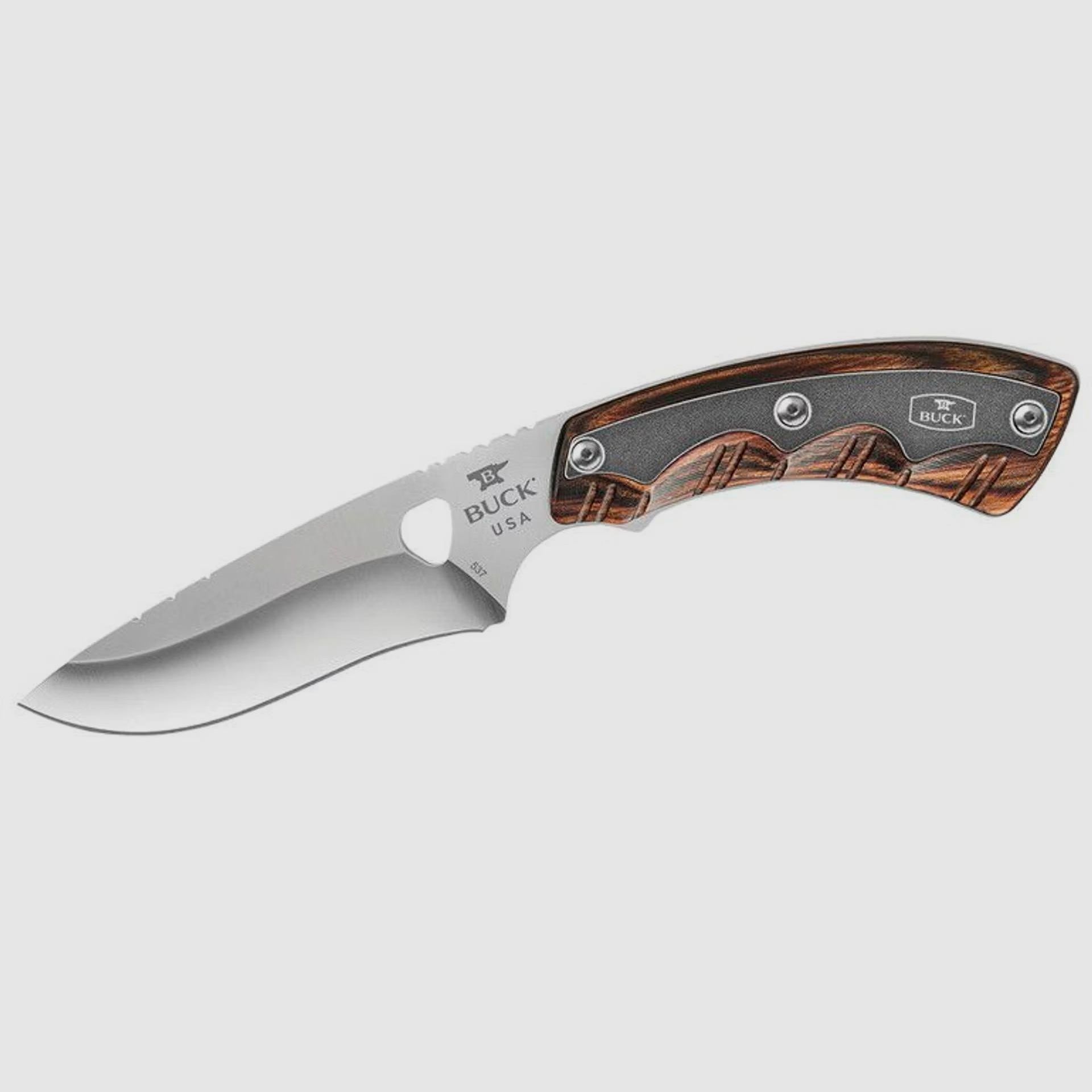 Buck Open Seasen Skinner, S30V Klinge, Dymandwood Griff