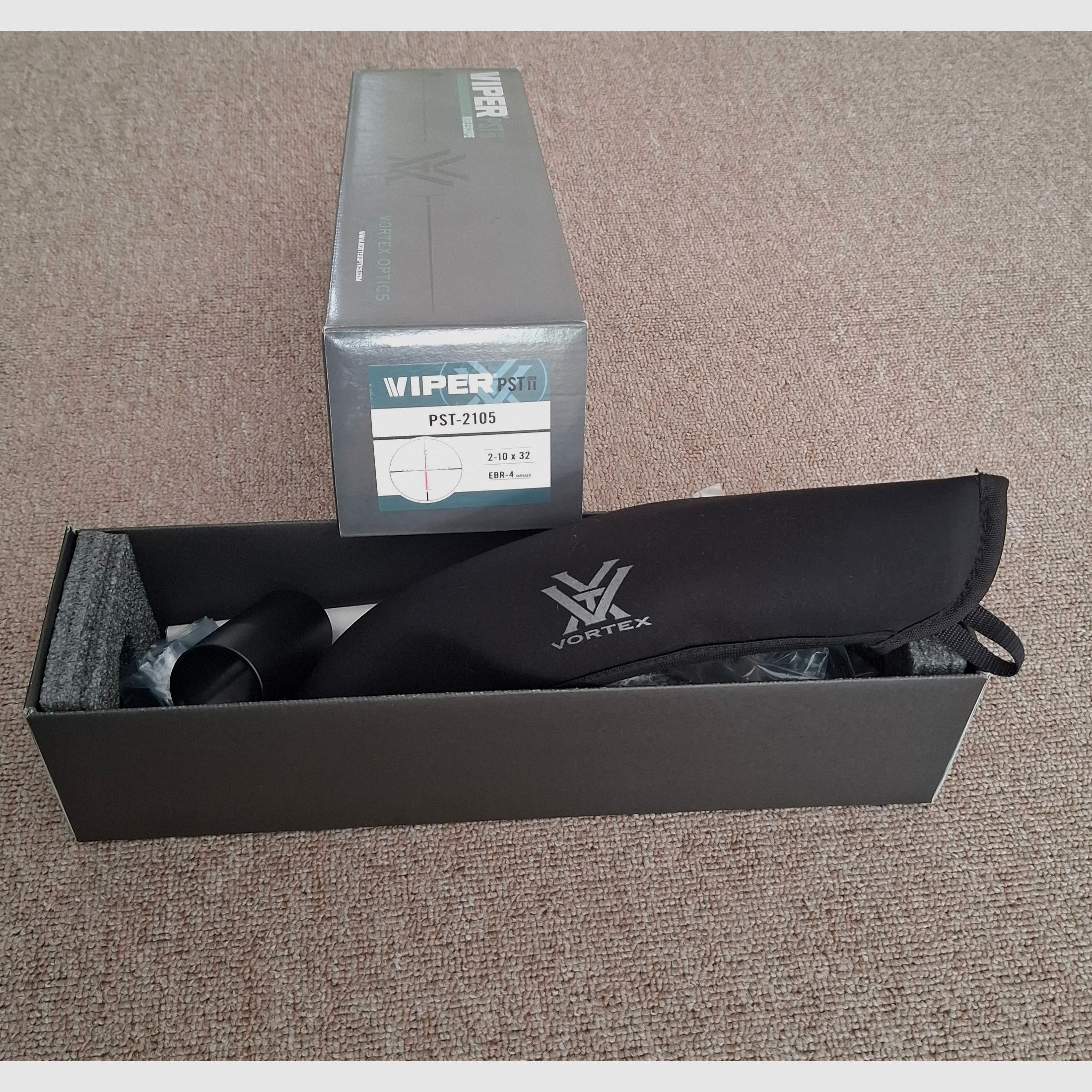 Vortex Viper PST Gen II 2-10x32 FFP EBR-4