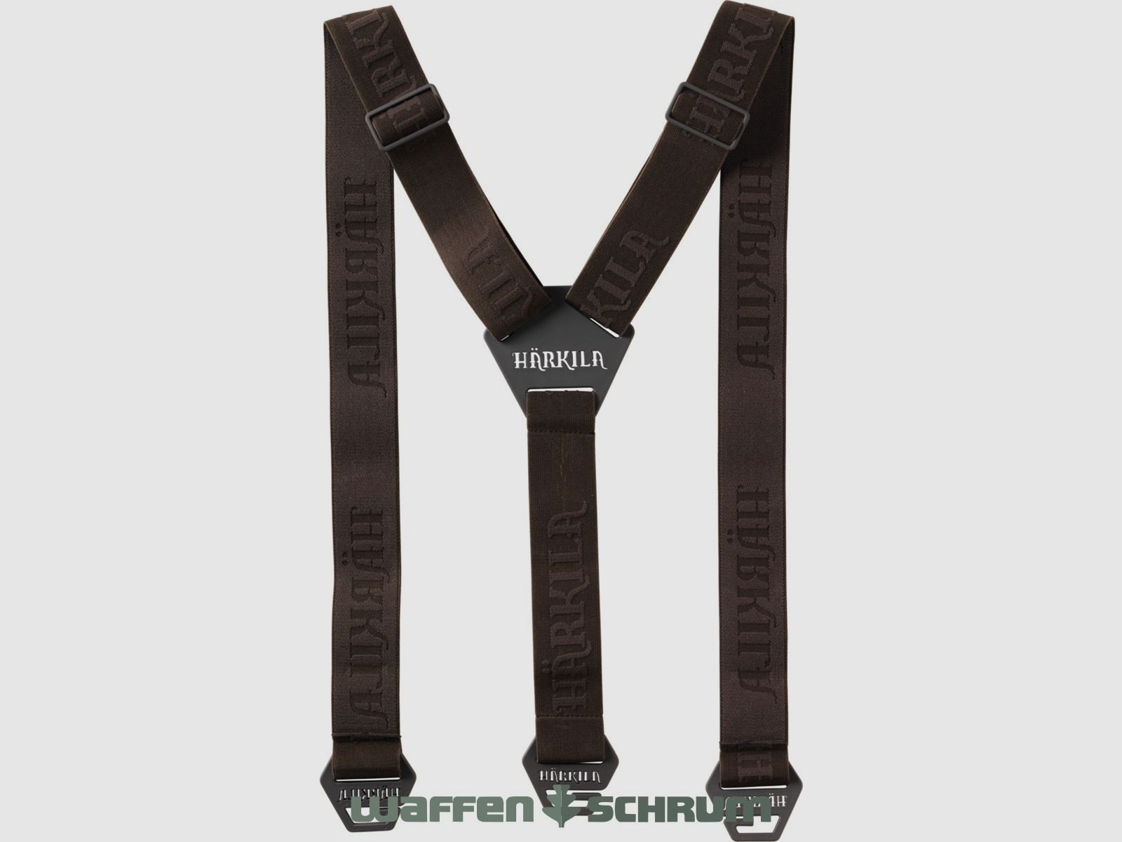 Härkila suspenders Tech Shadow brown/Red