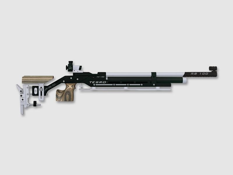 Tesro RS 100 PRO Steun zwart/woestijn rechts luchtgeweer wedstrijd