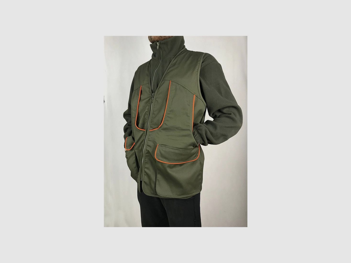 SAFARI GILET RR30 VERDE, immagine 2 di 3
