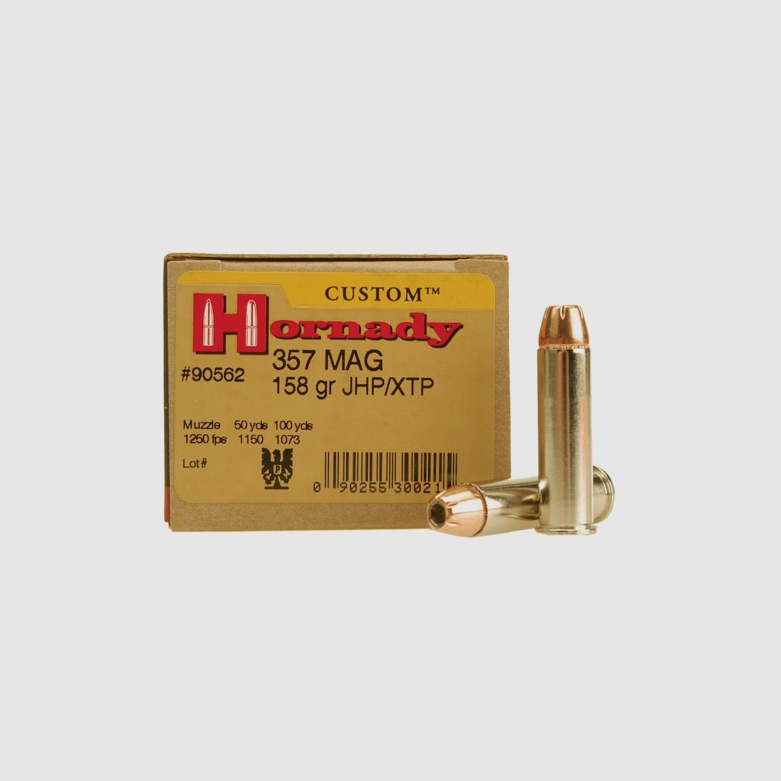 Hornady Custom .357 Mag. 158GR XTP 25 cartucce