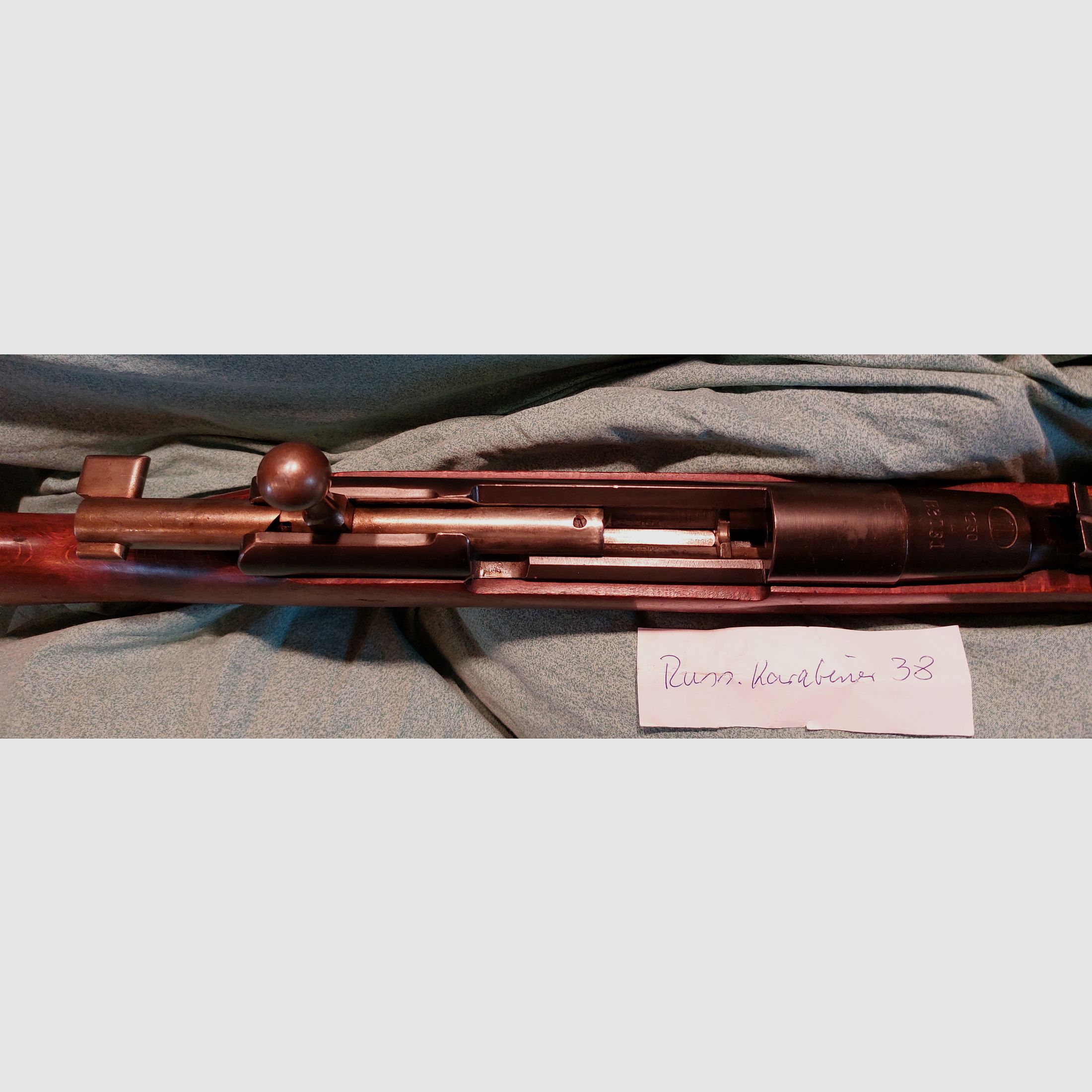 Polnischer Salutkarabiner Mosin Nagant 22 Dekowaffe nicht schießfähig.
