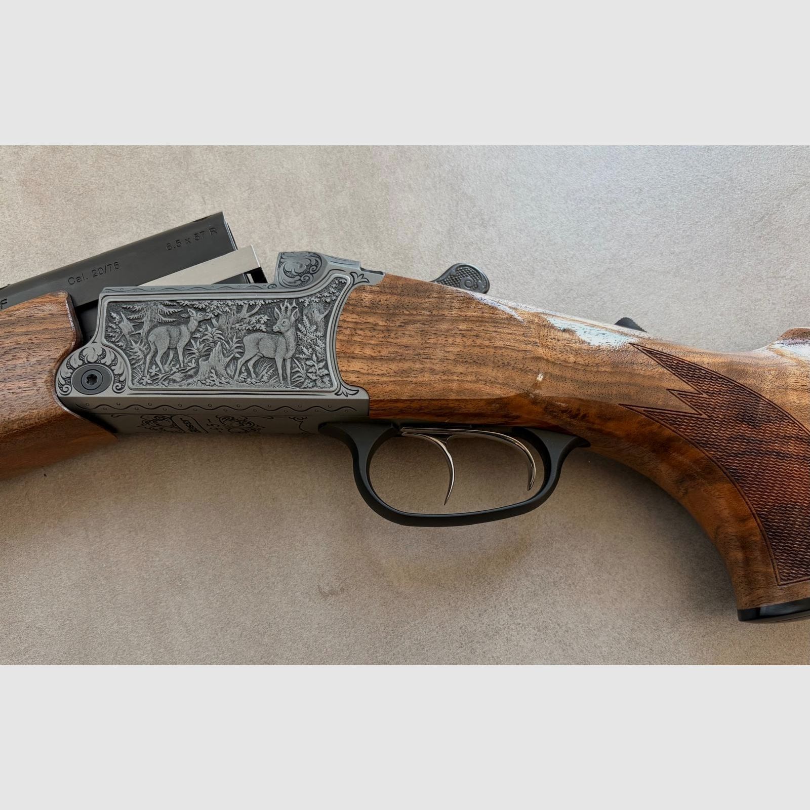 Blaser Bockbüchsflinte BBF 95 Luxus Gravur Rehwild 6,5x57R 20/76