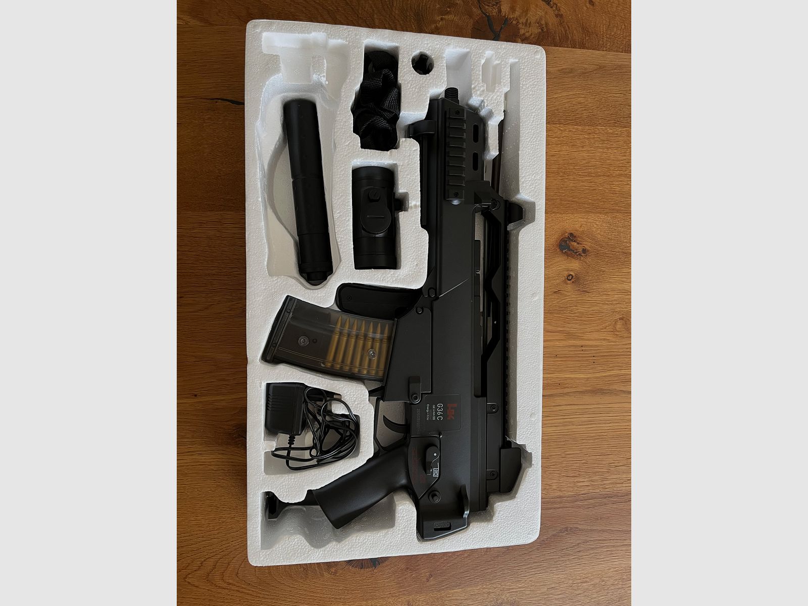 Umarex Airsoft Geweer G36C, elektrische Full-Auto Softairgeweer, aanvalsgeweer met 0,5 Joule, voor 6mm BB-ballen