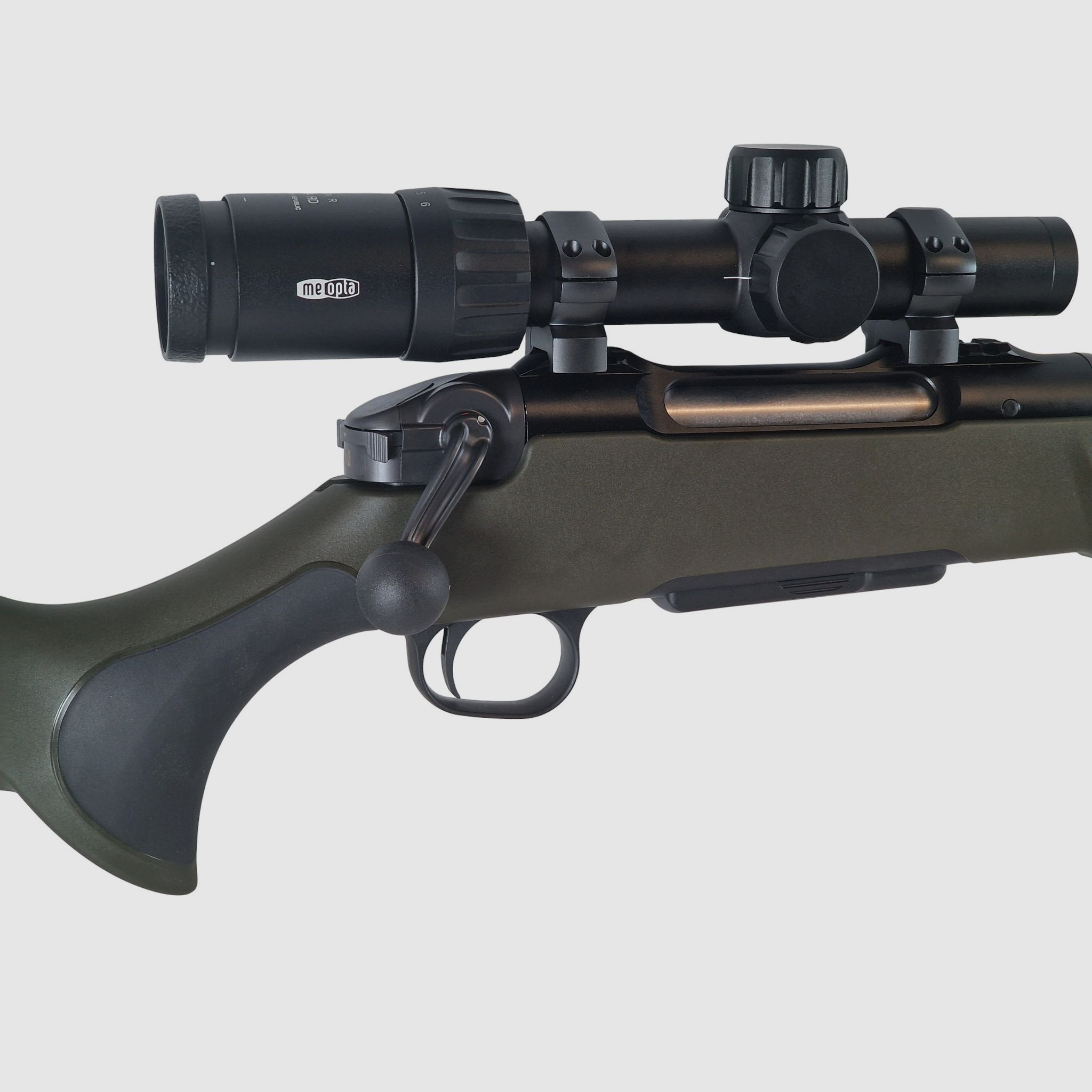 Haenel Jäger NXT im Kal. 308 Win mit Schalldämpfer und Drückjagd Glas Meopta 1-6x24 LP