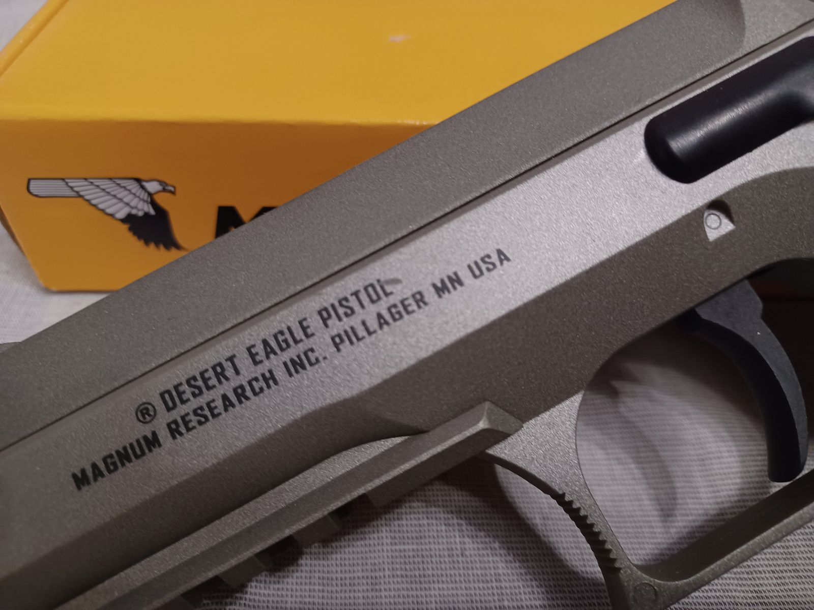 Baby Desert Eagle / Silver / 4,5 mm BB / CO2 / Pistole / OVP (39)