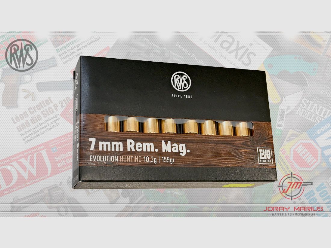 7mm Rem Mag RWS 10,3g 159gr Evo
