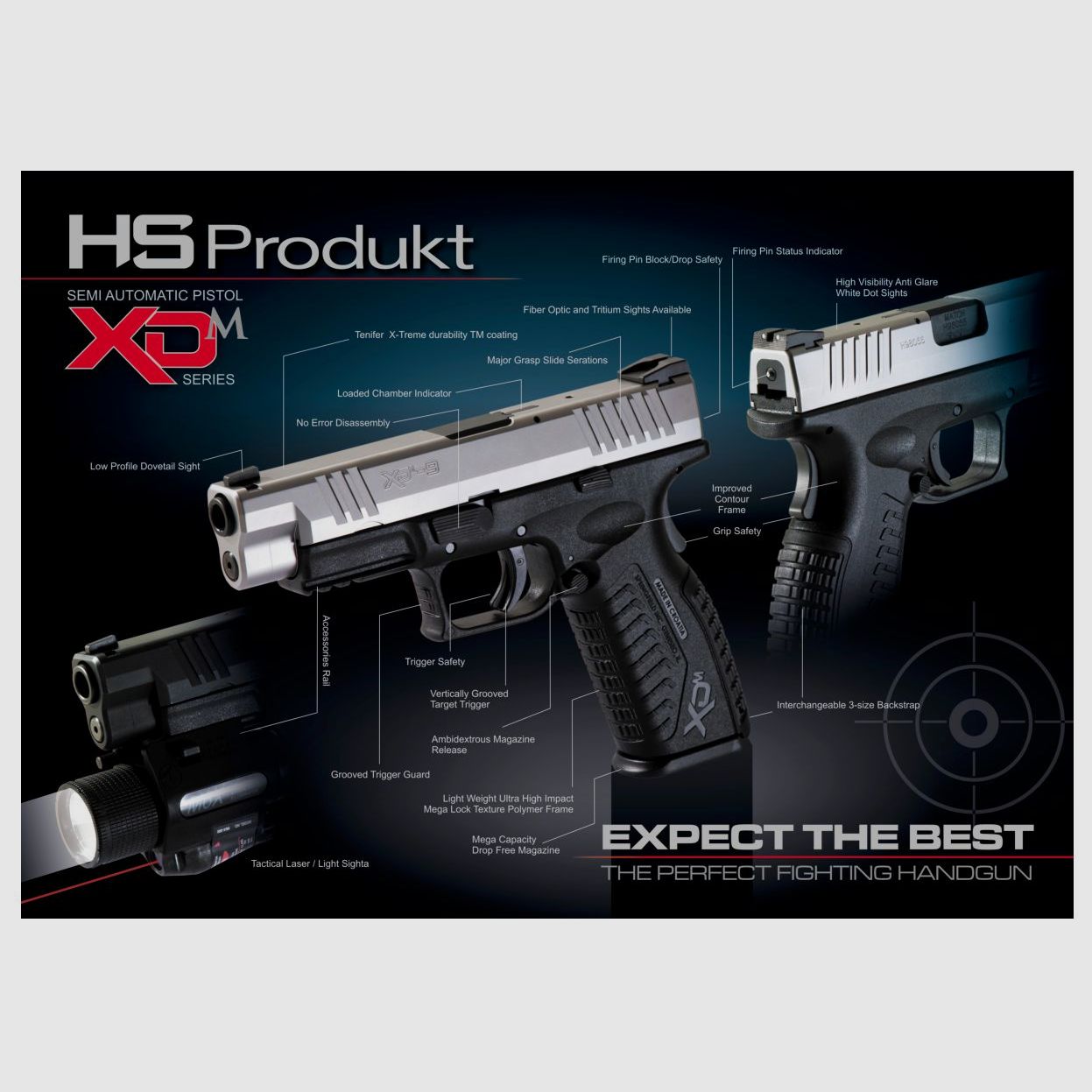 HS Produkt XDM-45ACP 4.5 cal .45ACP