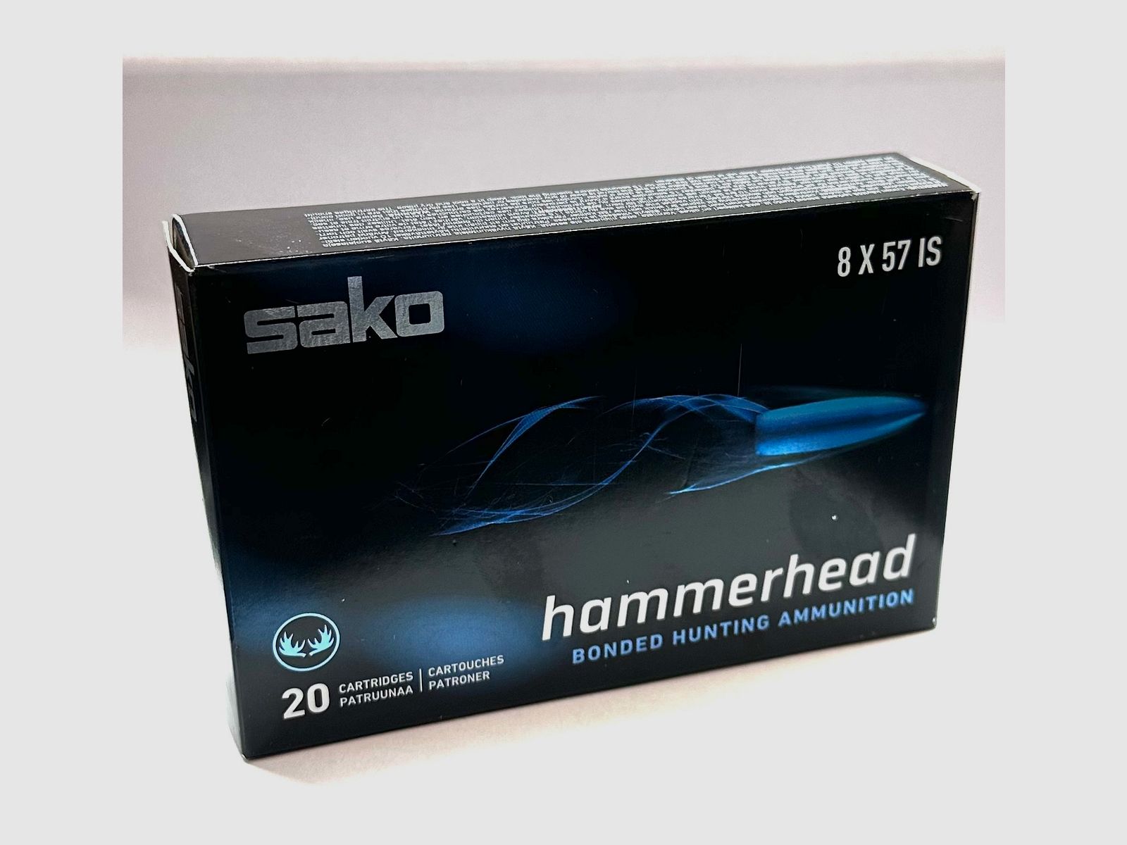 Sako 133001600 8x57 IS Hammerhead SP 13,0g 200grs. Munición de rifle 20 piezas